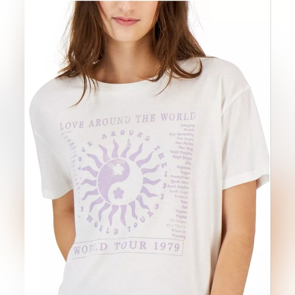 Grayson Threads Tops - Grayson Threads: Love Around the World Cropped Tee | NWT!!